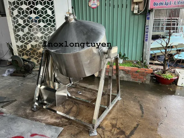 Máy Trộn Hình Trống Inox 304 | Trộn Nguyên Liệu Hiệu Quả - Hình 2